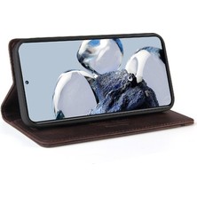 Mays Shop Xiaomi 12T Iki Kart Yuvaları Premium Deri Kickstand Premium (Yurt Dışından)