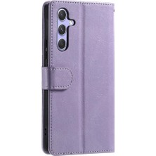 Mays Shop Samsung Galaxy A34 5g Pu Deri 6 Kart Yuvaları Kickstand Için Flip Case (Yurt Dışından)