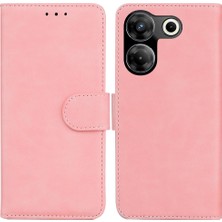 Mays Shop Tecno Camon 20 Pro 4g Manyetik Premium Pu Deri Standı Kartı Için Flip Case (Yurt Dışından)