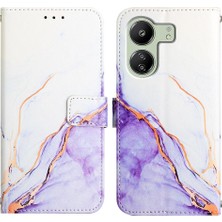 Mays Shop Xiaomi Redmi Için Kılıf Redmi 4g Cüzdan Pu Deri Kickstand Mermer Desen (Yurt Dışından)