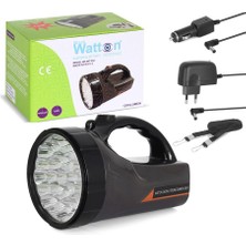Watton WT-239 Şarjlı 7000MAH El Feneri 25LED 1200 Lümen 75W Avcı Balıkçı Feneri