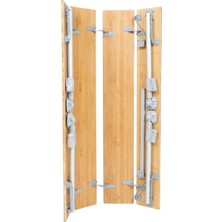 Trigano Kamp Masası - Ahşap Bambu - 4'e Katlanır - 100 cm