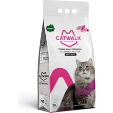 Catwalk Bebek Pudralı İnce Taneli Kedi Kumu 2 x 10 Lt