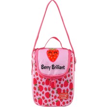Muggle MU-8447 Pembe Strawberry Beslenme Çantası Kolay Taşıma İçin Şık ve Kullanışlı