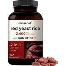 Naturebell Red Yeast Rice 2400 Mg With COQ10 100 Mg  Max Strength 240 Kapsul 3 Party Tested