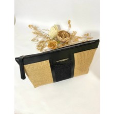 Arwen Jüt Hasır Tasarım Kadın Portföy & Clutch Çanta