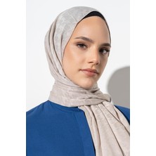 Jawel Kadın Tesettür Jakarlı Küçük Desen Kazayağı Şal