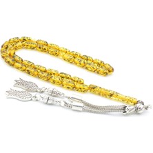 Murty99 Kapsül Kesim Günlük Boy Fosilli Toz Pres Kehribar Tesbih