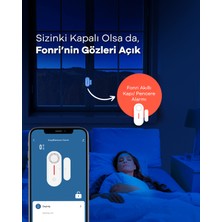 Tekno Trust 2 Yıl Akıllı Kablosuz Kapı Pencere Alarmı, Wifi, 2 Yıl Garantili, Mobil Bildirim, Uzaktan Takip, ve