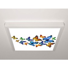 Gök Panel 60X60 LED Panel Aydınlatma Armatür Avize Sıva Üstü Desenli Tekli 46510776SU