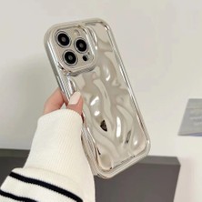 Bagies Apple iPhone 11 Uyumlu 3D Bubble Kılıf Gümüş