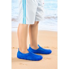 Kiko Kids Erkek Çocuk Plaj Ayakkabısı Mikrofiber Malzeme Mavi