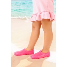 Kiko Kids Elin Günlük Deniz Havuz Kız Çocuk Plaj Ayakkabısı Pembe