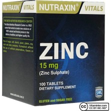 Nutraxin Zinc Sulphate 100 Tablet