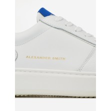 Alexander Smith Beyaz - Mavi Erkek Sneaker Harrow