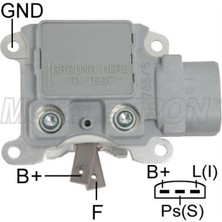 Mobiletron 12V Kömürlü Konjektör Motorcraft Tipi (A-S-I) (3 Fiş Oval Soket) (Gri) Ford Ranger