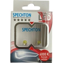 Spechton 12V Duylu Gösterge Ampulü Dipsiz Beyaz LED 0.24W (2 Ad)