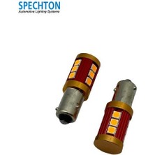 Spechton 12V H21 Ampul 12 Ledli Turuncu (2 Ad)