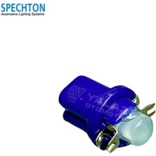 Spechton 12V Duylu Gösterge Ampulü Dipsiz Mavi LED 0.24W (1 Ad)