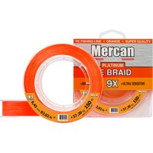 Mercan Pe Örgü Platinum X9 Turuncu Ip 150M Makara Misina