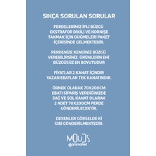 Moud's Anatolia 5 Desenli Süet Oturma Odası Salon Fon Perde Baskılı Ekstrafor Büzgü 2 Kanat PRD-1015