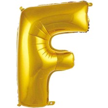 Ürün Limanı F Harf 36 cm Gold Folyo Balon