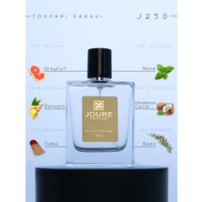 Joure J250 - Ferah Amber Odunsu Kokulu Afrodizyak Etkili 50ML Kalıcı Edp Erkek Parfüm