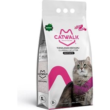 Catwalk Bebek Pudralı İnce Taneli Kedi Kumu  5 Lt.