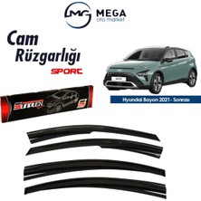 Mega Oto Market [brand] Hyundai Bayon 2021- Sonrası Mugen Tip Cam Rüzgarlık Sunplex