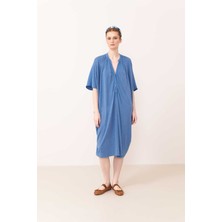 ROMAN Elbise Mavi Y2421006_036