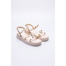 Hera Shoes Kadın Zımbalı Sandalet HS060Y07C