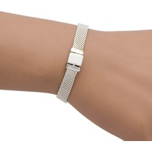 Mingjin Shop 1 18CM Tarzı No.2 Boyutu Yüksek Li Gümüş Kaplama Klasik Kalp Yılan Zincir Pan Boncuklu Dıy Charm Boncuk Bilezik Kadın Hediyeler (Yurt Dışından)