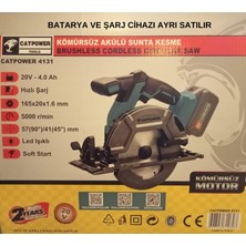 CATPOWER   4131 Li-Ion Solo Akülü Kömürsüz Sunta Kesme- Bataryasız