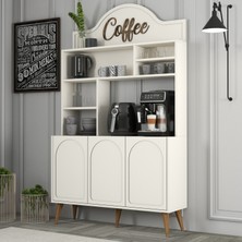 Variant Mobilya Variant Lyon Kahve Köşesi 120CM - Krem / Ceviz