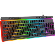 Claw's Nova K1 360° Özelleştirilebilir Rgb & Yazılımlı Full Membran 104+7 Tuşlu Ekstra Multimedya / Rollover Ses Kontrol Mekanizmalı Gaming Klavye