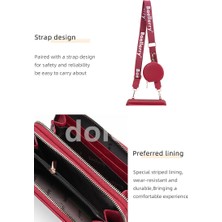Dolob Yeni Stil Kadın Çakıllı Crossbody Çanta Mektup Omuz Askısı Fermuarlı Tek Omuz Kayınvalide Çantası (Yurt Dışından)