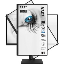 MSI 23.8" PRO MP242AP 1920x1080 (FHD) 16:9 FLAT IPS 100HZ 1MS ADAPTIVE-SYNC PIVOT MONITOR