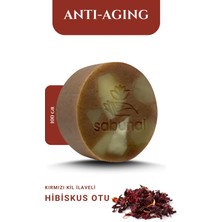 Sabunal Anti Aging Çizgi Ve  Sabunu, Canlandırıcı Hibiskus Otu Ve Kırmızı Kil 3 Adet