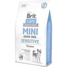 Brit Care Mini Sensitive Geyikli Tahılsız Küçük Irk Köpek Maması 2 Kg