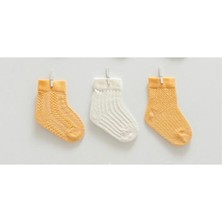 Caramell 3'lü Soket Çorap Set