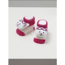 Caramell Çınçınlı Bebek Soket Çorap