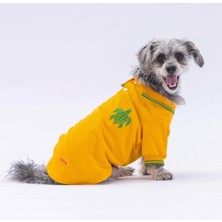Pawstar Sarı Marine Polo Yaka Kedi Köpek Tişörtü- Kedi Köpek Kıyafeti