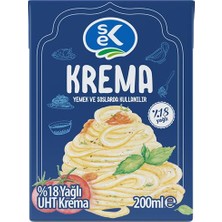 Sek %18 Yağlı Pişirme Kreması 200 ml x 27