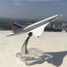 Papajack 14CM 1:400 Concorde Air France 1976-2003 Havayolu Modeli Alaşım Tahsil Ekran Oyuncaklar Uçak Modeli Koleksiyonu Çocuk Çocuk (Yurt Dışından)