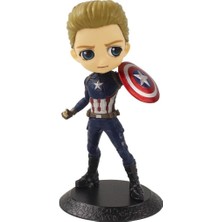 Papajack 16 cm Avengers Q Posket Süper Kahraman Kaptan Amerika Pvc Aksiyon Figürü Oyuncakları Modeli Bebek (Yurt Dışından)