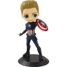 Papajack 16 cm Avengers Q Posket Süper Kahraman Kaptan Amerika Pvc Aksiyon Figürü Oyuncakları Modeli Bebek (Yurt Dışından)