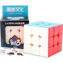 Papajack 3x3 Çıkartmasız-Moyu Meilong Serisi 3x3 - 6X6X6 7X7X7 Megaminx Kibiminx Rediminx Sihirli Küp 4x4 Hız Küp Bulmaca Cubo Magico Eğitici Oyuncaklar (Yurt Dışından)