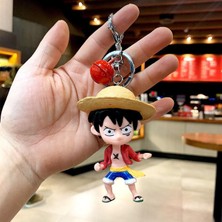 Papajack Anime Tek Parça Model Oyuncaklar Luffy Sanji Zoro Karikatür El Okul Çantası Araba Çanta Dekorasyon Yaratıcı Anahtarlık Kolye Sevimli Anahtarlık (Yurt Dışından)