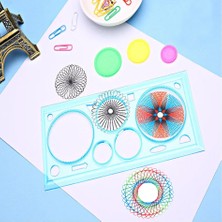 Papajack Spirograph Geometrik Cetvel Çizim Araçları Kırtasiye Öğrencileri Oyuncak Seti Öğrenme Sanat Setleri Yaratıcı Hediye Çocuk Çizim Oyuncaklar (Yurt Dışından)