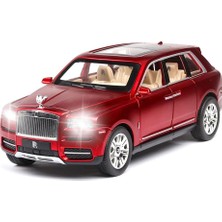 Cacao 1/24 Rolls-Royce Cullinan Model Araba, Alaşım Döküm Koleksiyon Geri Çekin Oyuncak Araba Ses ve Işık ile Çocuklar Için Erkek Kız Doğum Günü Hediyesi1 (Yurt Dışından)